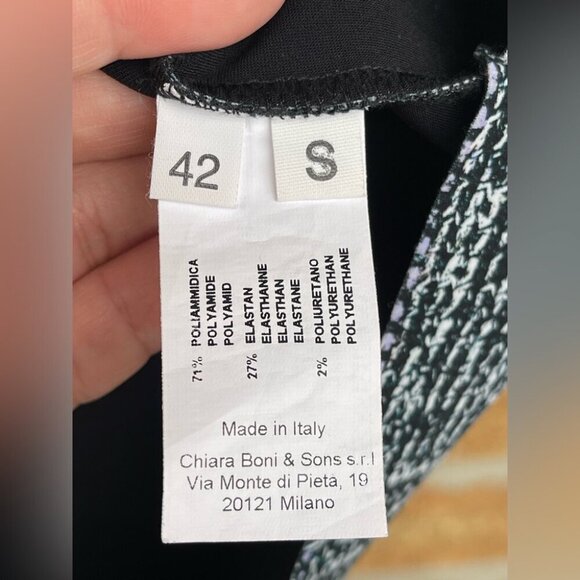 CHIARA BONI LA PETITE ROBE Thayna Plaid Belted Dress size 42/Small - Picture 12 of 15